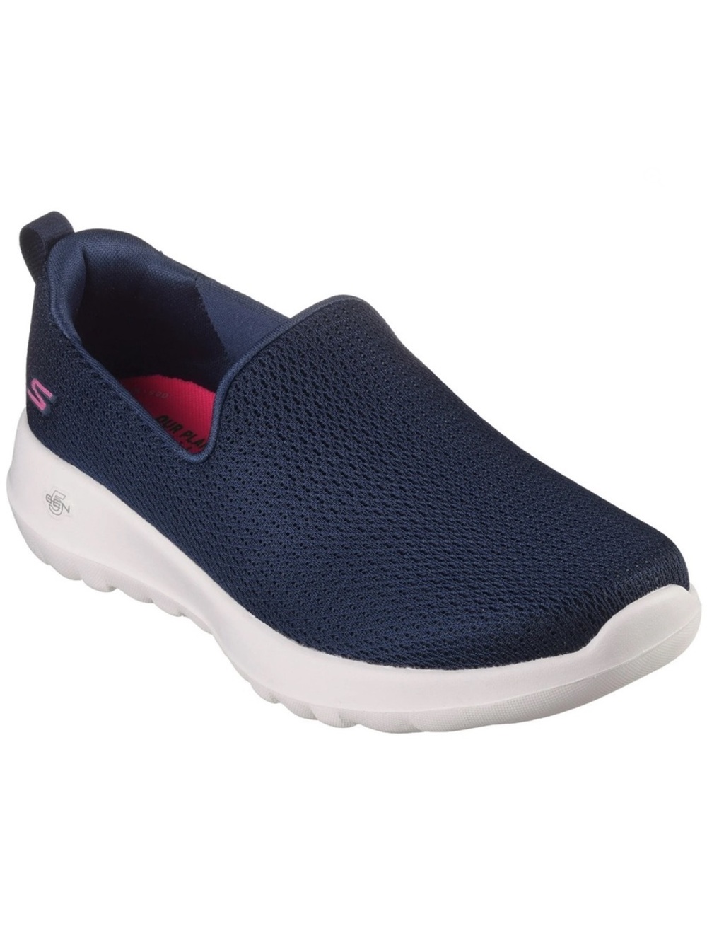 SKECHERS Go Walk Joy Aurora Navy Blue Slip On Sneakers